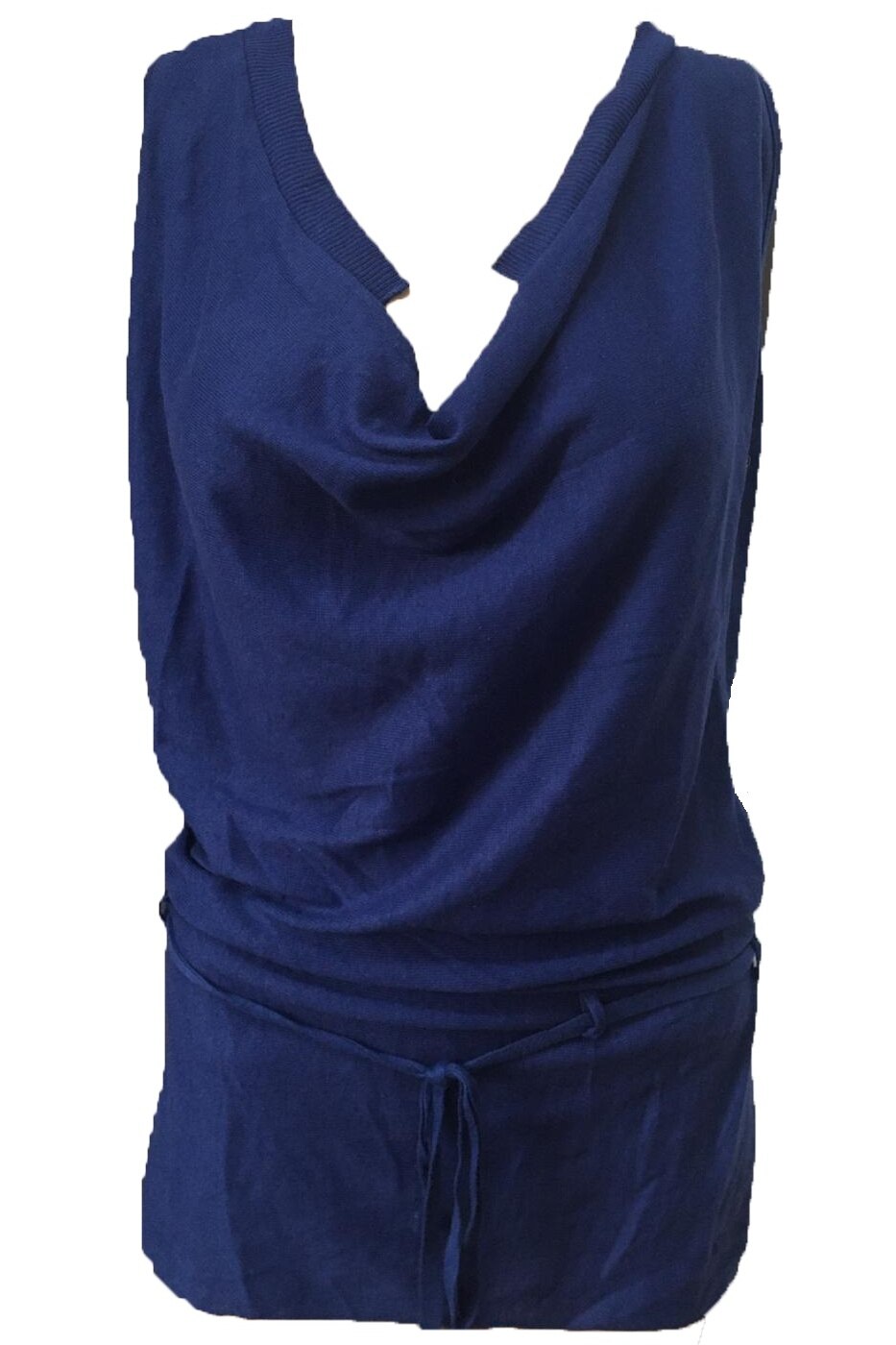 Bluza fara maneci, Bershka 0841104, Albastru