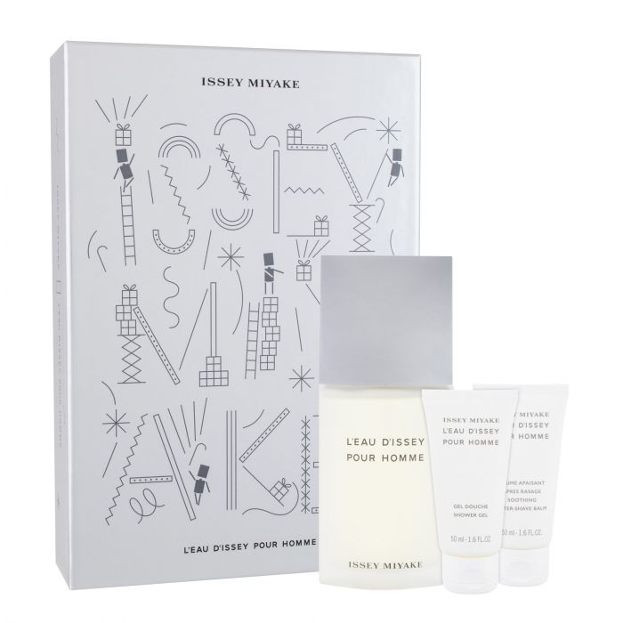 Set L'eau D'Issey pour Homme,125 ml Eau de Toilette, 50 ml Gel de Dus, 50 ml After Shave Balsam