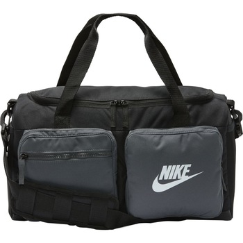 Geanta Duffel Nike Future Pro pentru copii, Black/Iron Grey/White Geanta Duffel Nike Future Pro pentru copii, Black/Iron Grey/White