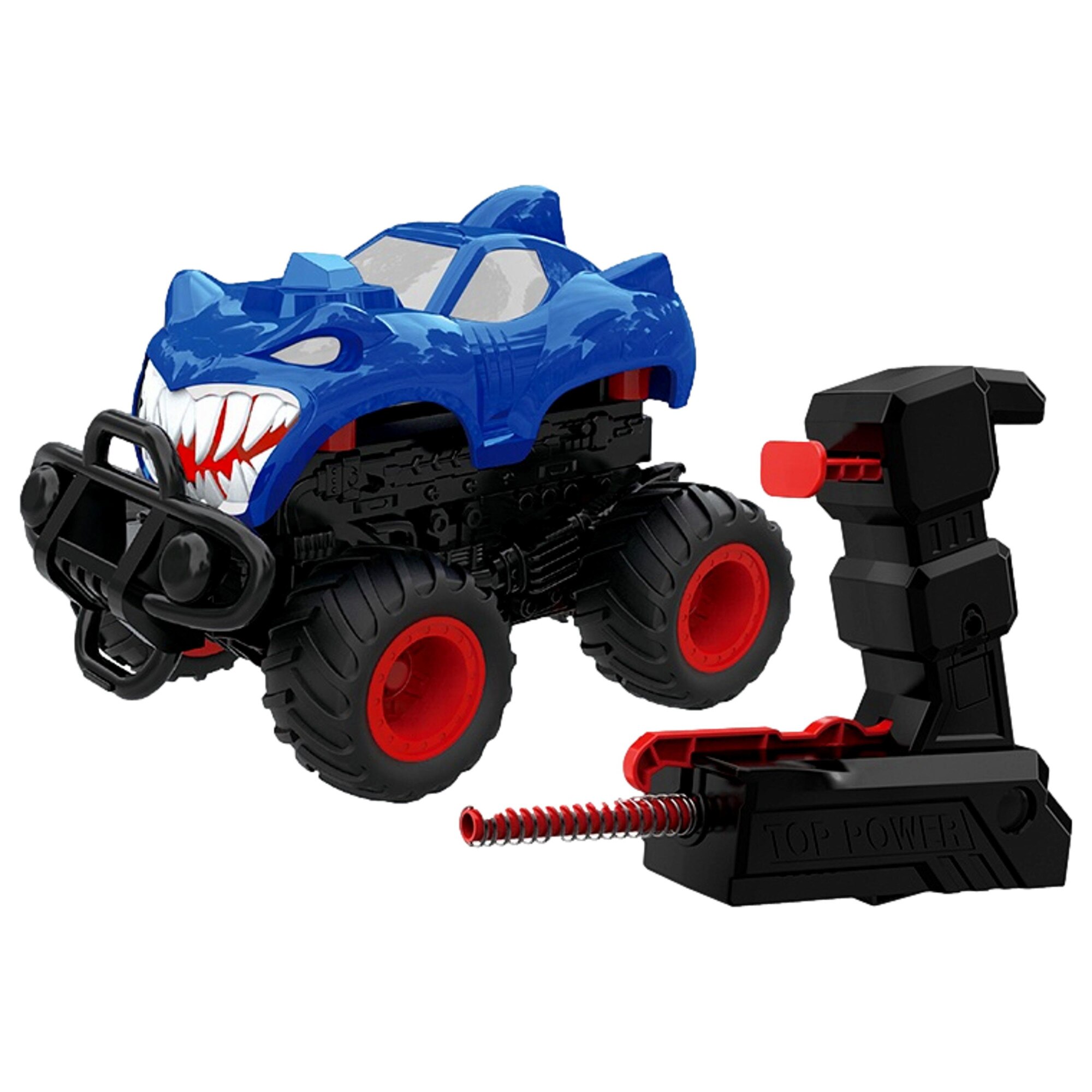 Masinuta cu lansator, albastru