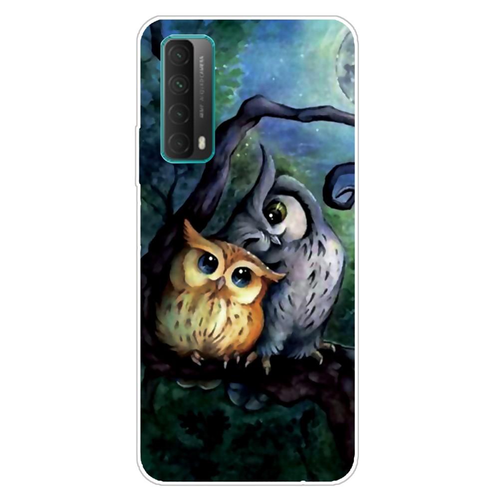 Husa silicon compatibila cu Huawei P Smart 2021 model Owl Love, Silicon, TPU Viceversa