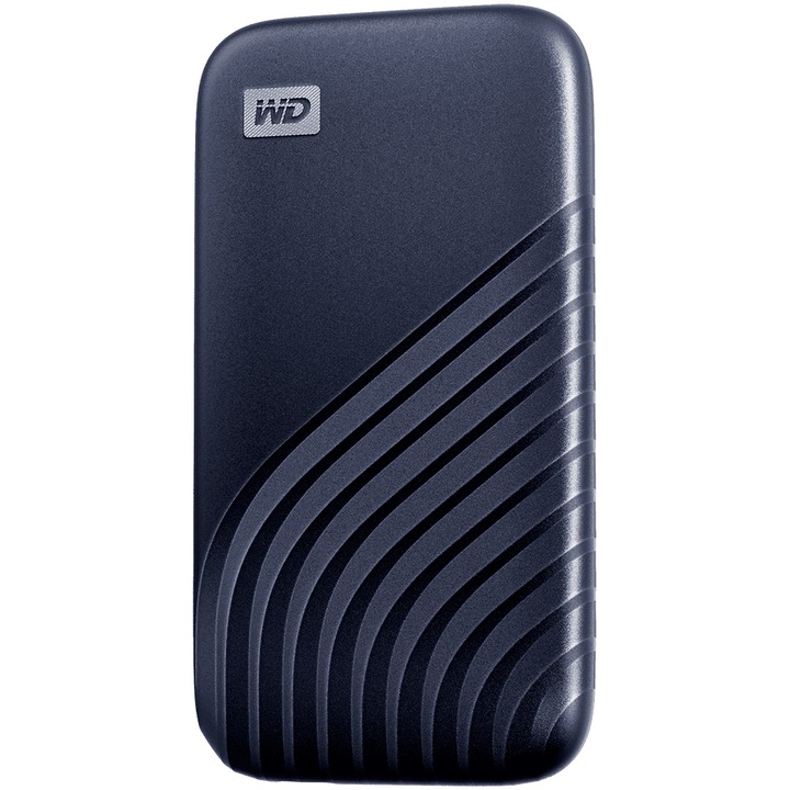 SSD Extern WD My Passport™ 2TB, USB 3.2 Gen2 Type-C/A, NVMe, Midnight Blue