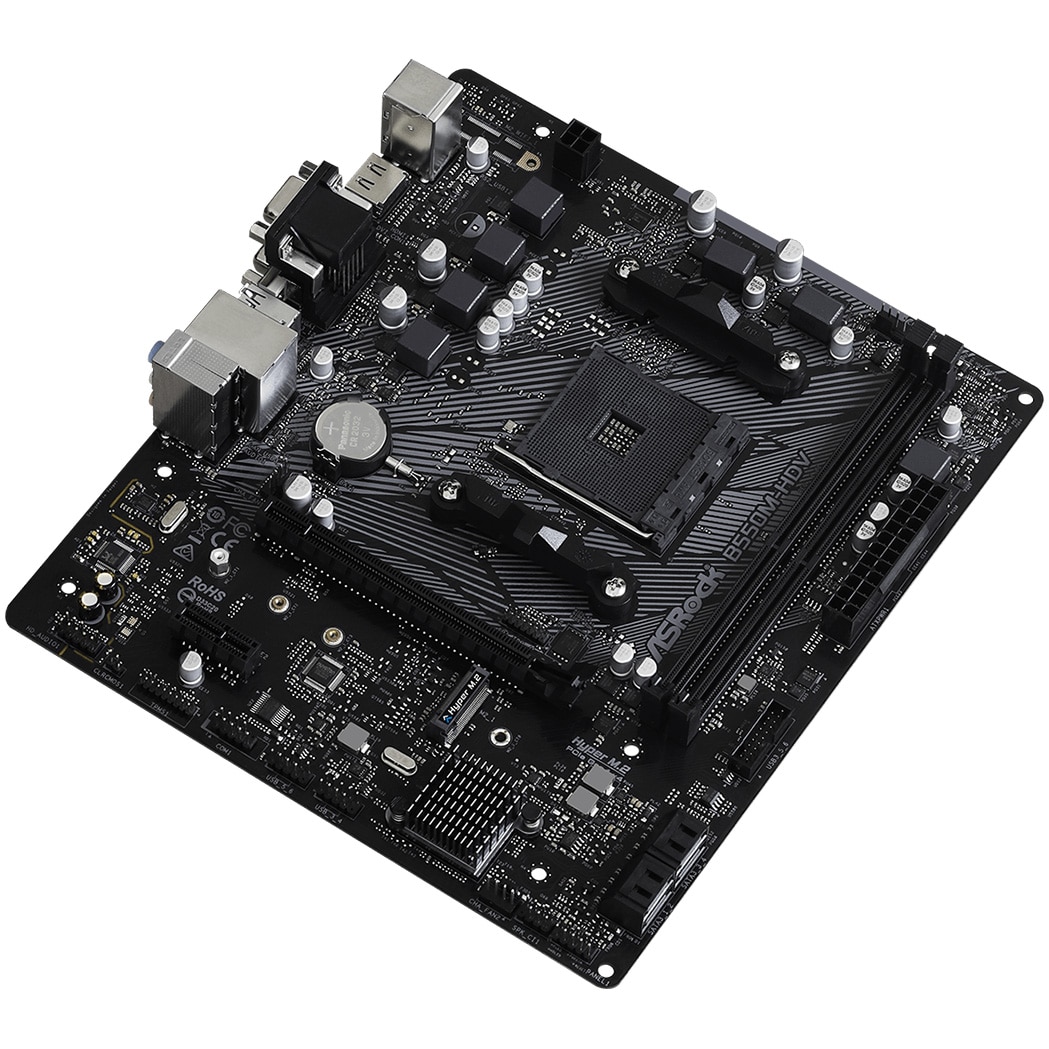 Placa de baza ASRock B550M-HDV, Socket AM4 - eMAG.ro Placa de baza ASRock B550M-HDV, Socket AM4 - eMAG.ro