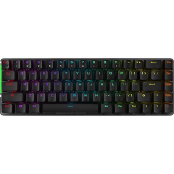 Tastatura gaming mecanica wireless ASUS ROG Falchion, format 65%, switch-uri Cherry MX Red, panou tactil interactiv, iluminare RGB Aura Sync, Negru Tastatura gaming mecanica wireless ASUS ROG Falchion, format 65%, switch-uri Cherry MX Red, panou tactil interactiv, iluminare RGB Aura Sync, Negru