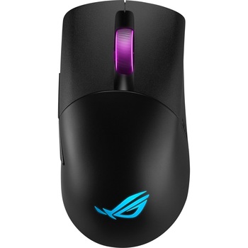 Mouse gaming wireless ASUS ROG Keris Wireless, switch-uri ROG push-fit, 16000 dpi, 5 butoane, conectivitate triplu-mod (cu fir /2.4 GHz/Bluetooth), iluminare RGB Aura Sync, Negru Mouse gaming wireless ASUS ROG Keris Wireless, switch-uri ROG push-fit, 16000 dpi, 5 butoane, conectivitate triplu-mod (cu fir /2.4 GHz/Bluetooth), iluminare RGB Aura Sync, Negru