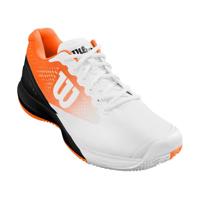 Pantofi sport Wilson Rush Pro 3.0 Paris barbati portocaliu/alb, Portocaliu