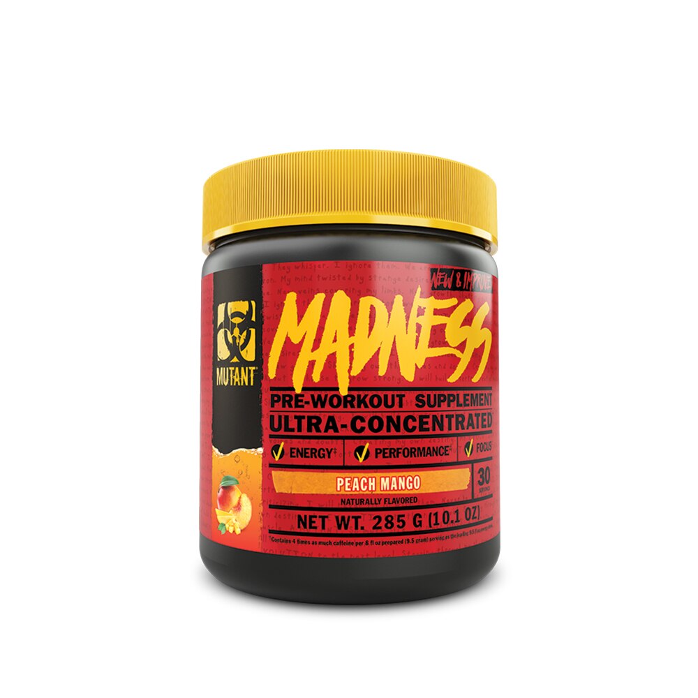Pre workout, Mutant, Madness, Peach & Mango 0.225 Kg