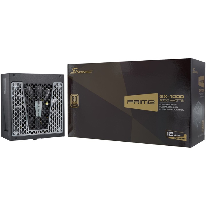 Захранващ блок Seasonic PRIME GX-1000, 80 PLUS® Gold, 1000W, Fully Modular