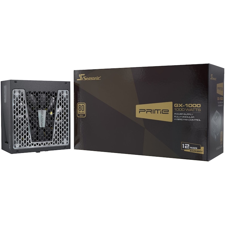 Захранващ блок Seasonic PRIME GX-1000, 80 PLUS® Gold, 1000W, Fully Modular