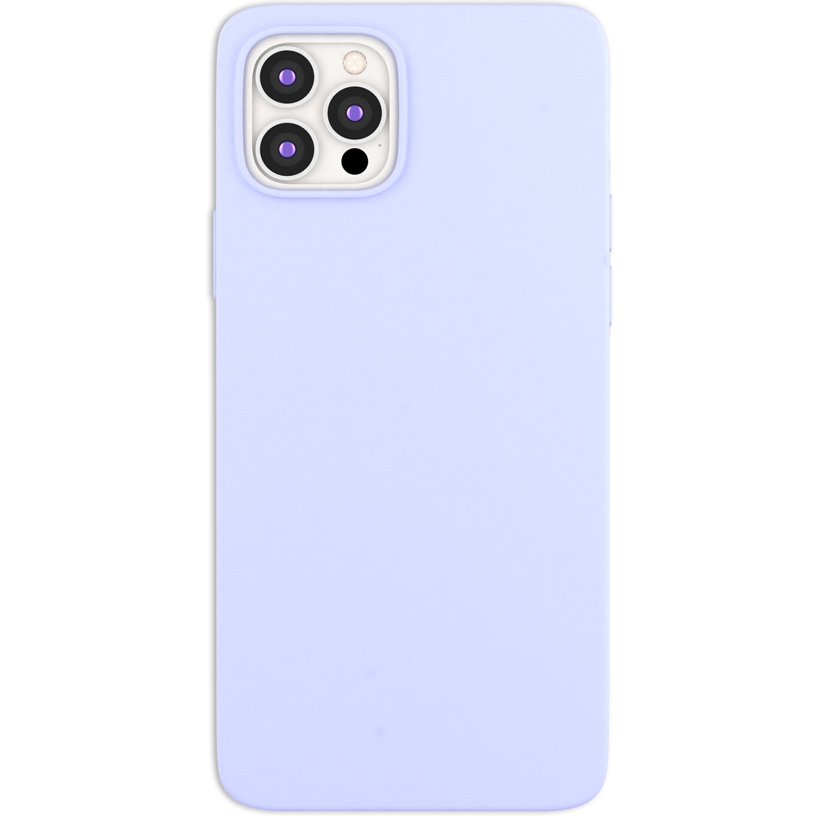 Husa pentru iPhone 12 si iPhone 12 Pro Ambilife de silicon ranforsat Blue Haze, Bleu