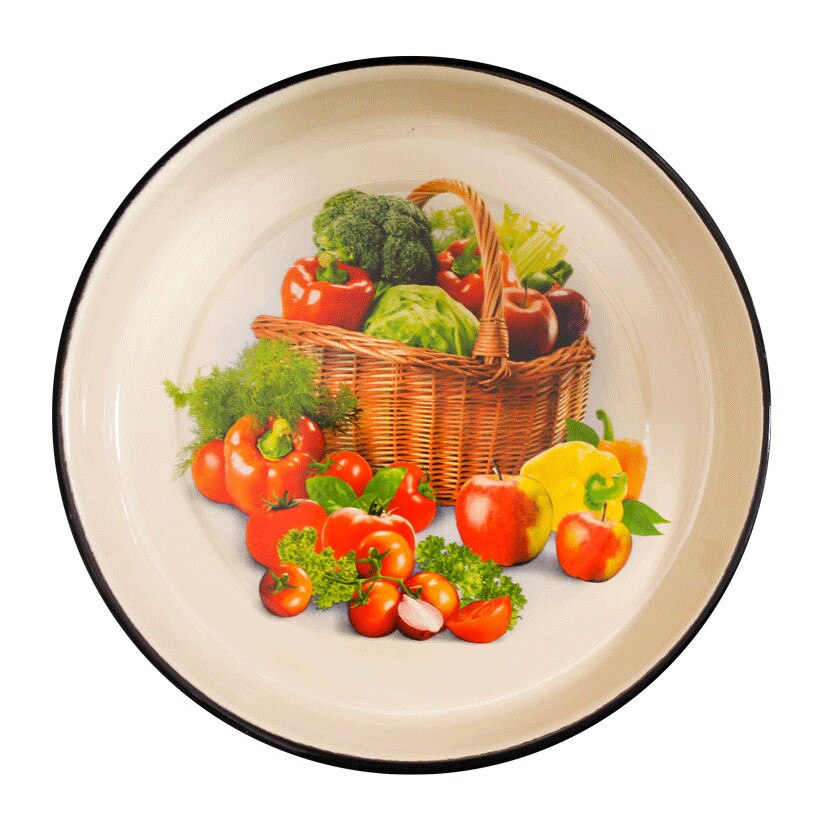 Farfurie emailata din otel carbon RAKI SENTEABRI 500ml