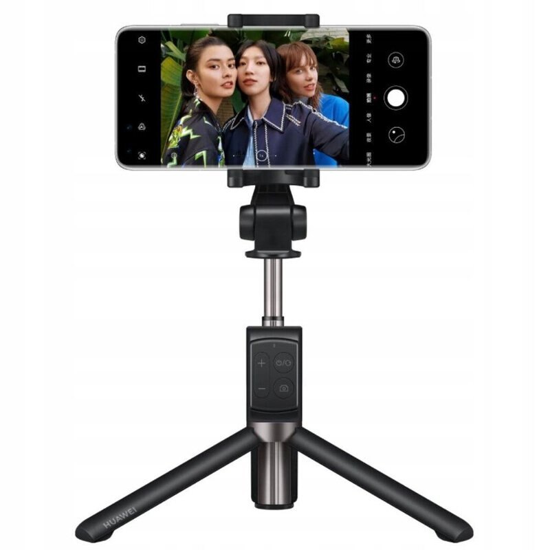 Selfie stick cu trepied Huawei CF15 Pro wireless bluetooth, rotatie 360 grade