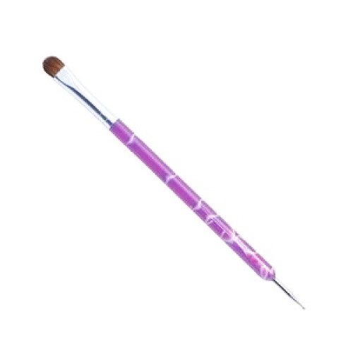 Pensula Unghii Gel nr.10 cu doua capete, Perfect, Modelare, Constructie si Punctator
