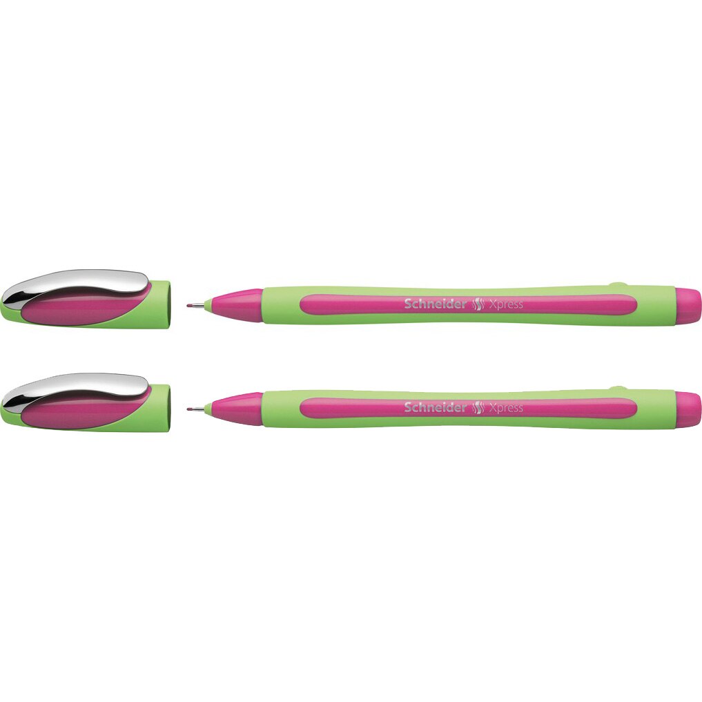 Set 2 Linere Schneider Xpress, 0.8mm, Roz