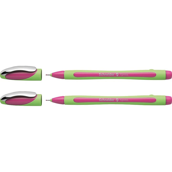Set 2 Linere Schneider Xpress, 0.8mm, Roz