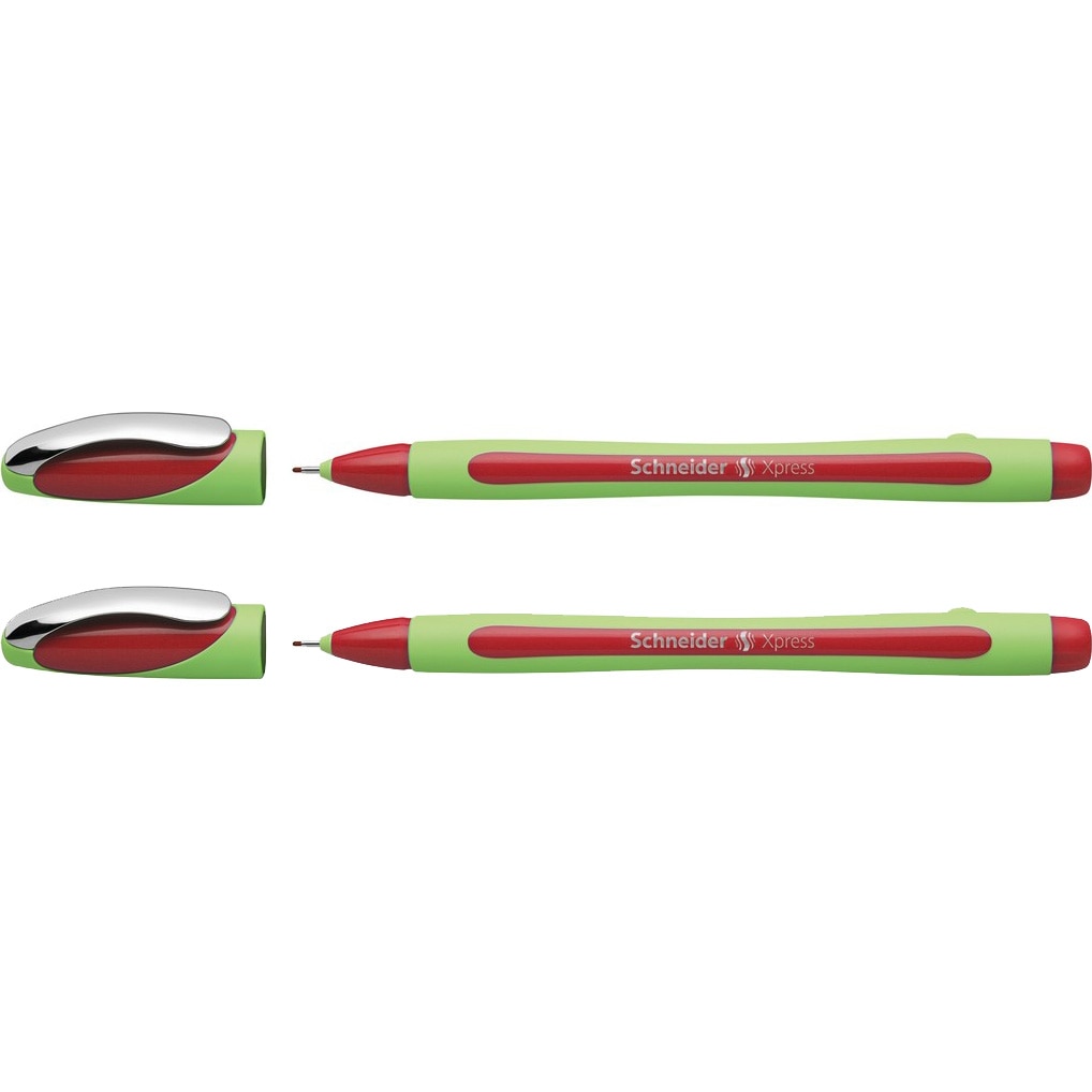 Set 2 Linere Schneider Xpress, 0.8mm, Rosu