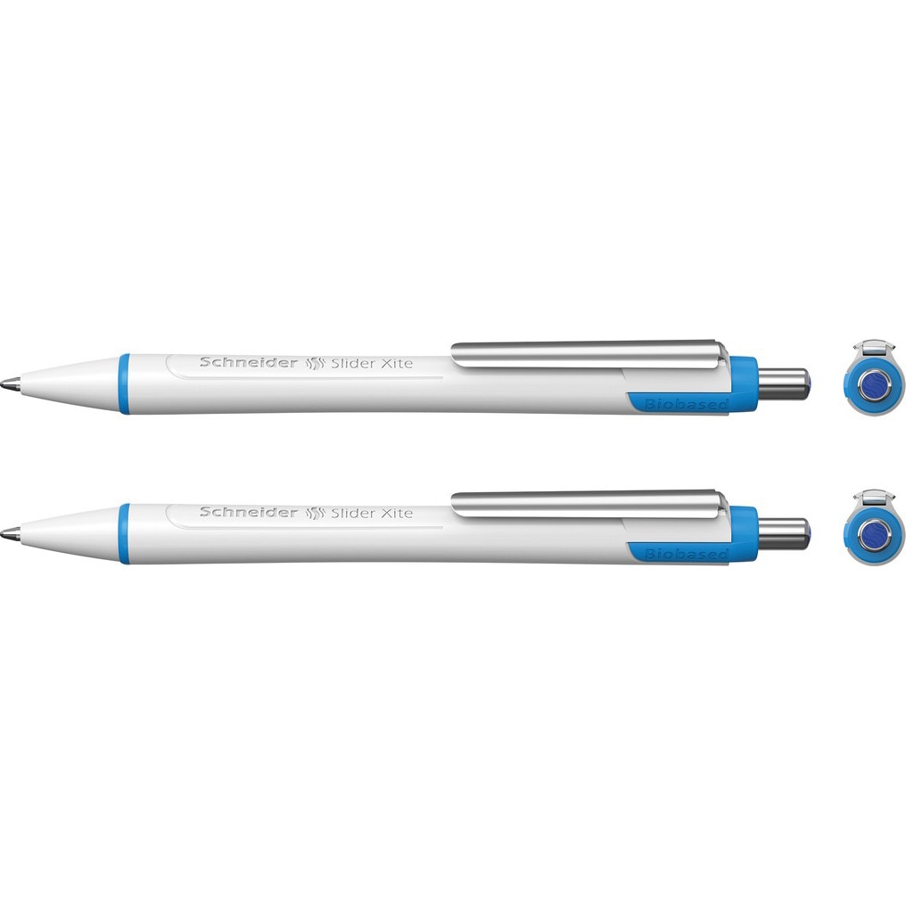 Set 2 Pixuri Schneider Slider Xite, 0.6mm, Albastru