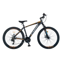 bicicleta mtb cu roti de 29quot echipare shimano frane disc-fataspate 21 viteze negruportocaliu mountain bike carpat montana cu cadru din aluminiu imagen 49_0_
0