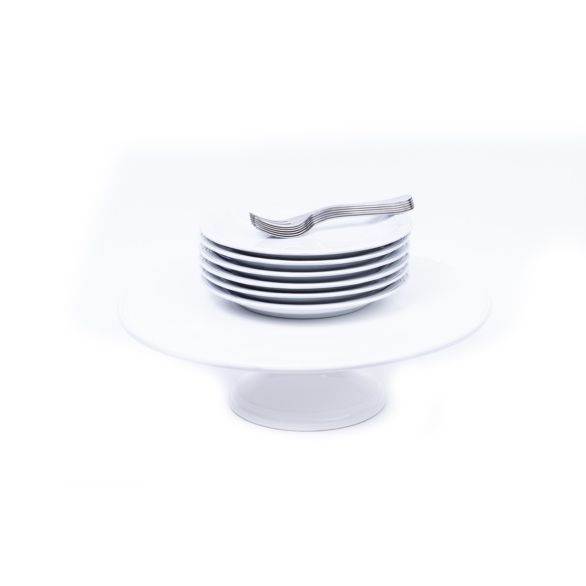 Set desert Tognana,35/20,Alb-inox,13 piese