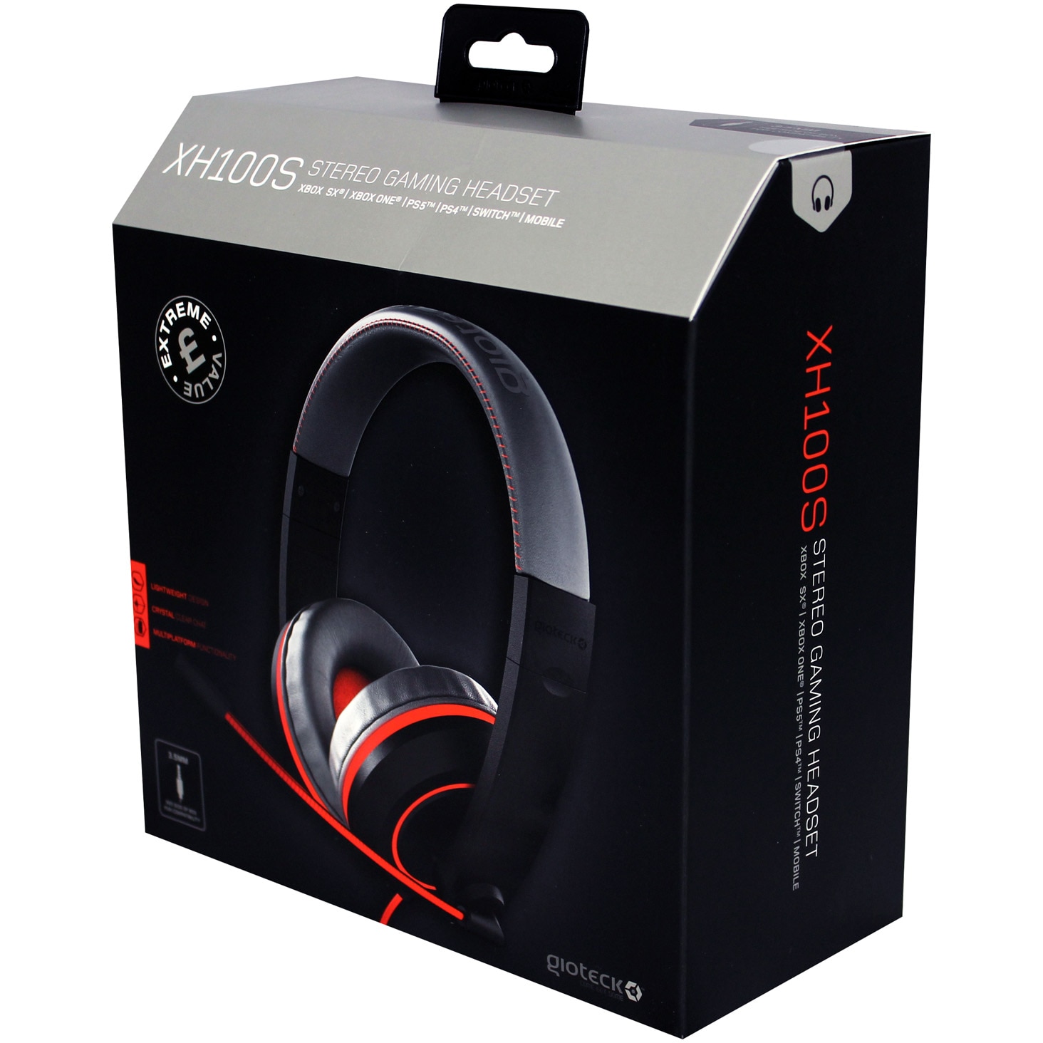 GIOTECK-TX-70S-RF CUFFIE STEREO WIRELESS GAMING-PS5-PS4-PC