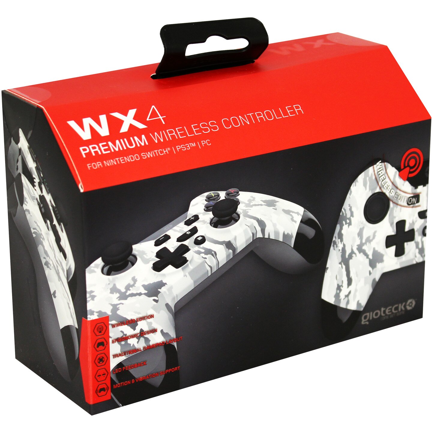 Controller Gioteck WX-4 WIRELESS (CAMO) (Nintendo Switch) - eMAG.ro