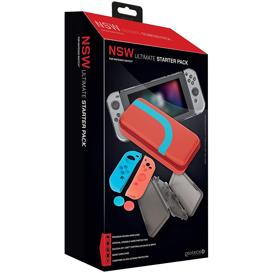 Kit Accesorii Gioteck Starter Pack pentru Nintendo Switch