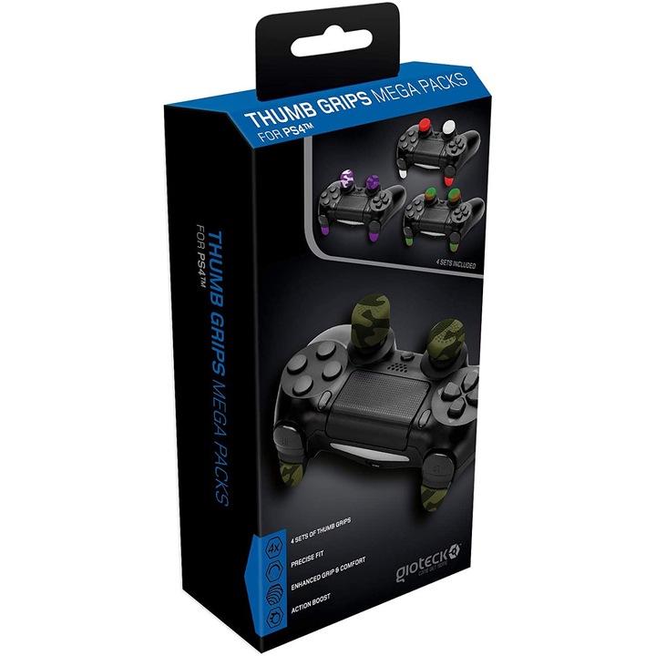 Gioteck THUMB GRIPS MEGA PACK (PS4)