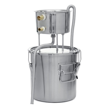 Distilator pentru alcool, Insma, 11 l, Cupru inoxidabil, 25,5x27cm, Gri Distilator pentru alcool, Insma, 11 l, Cupru inoxidabil, 25,5x27cm, Gri