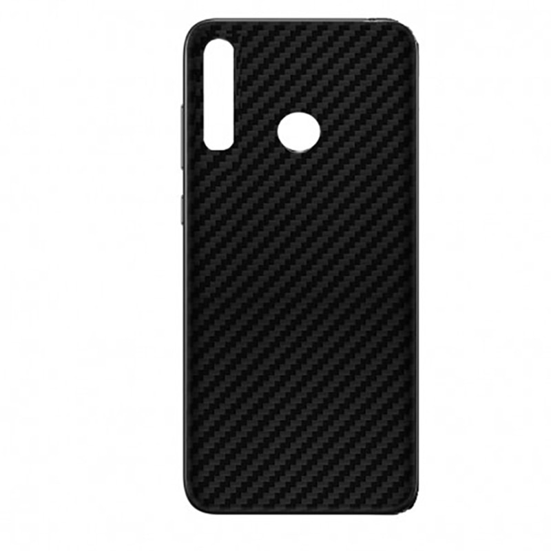 Husa protectie pentru Huawei P40 Lite E, model Carbon din silicon, Negru
