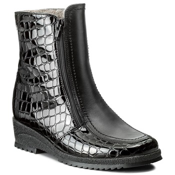 Botine casual dama, Ara, piele/blana, Negru, 36 Eu Botine casual dama, Ara, piele/blana, Negru, 36 Eu