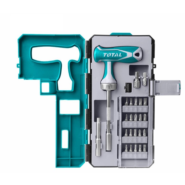 Set surubelnite profesionale Euro cu maner T - 25 Piese