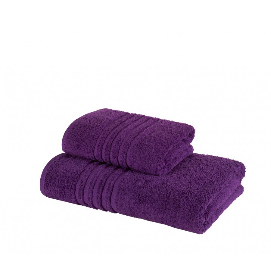 Set 2 prosoape bumbac 100% 50x90cm, 70x140cm, Mov