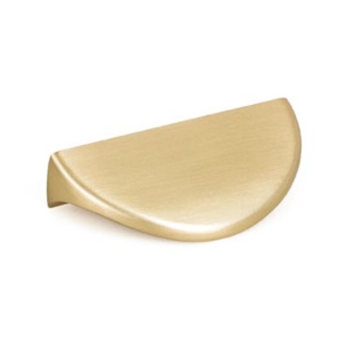 Buton pentru mobilier Nick, finisaj alama periata, L 50 mm