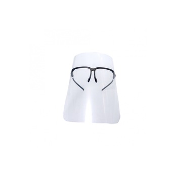 Viziera tip ochelari din plastic pe culoarea rosu deschis Viziera tip ochelari din plastic pe culoarea rosu deschis