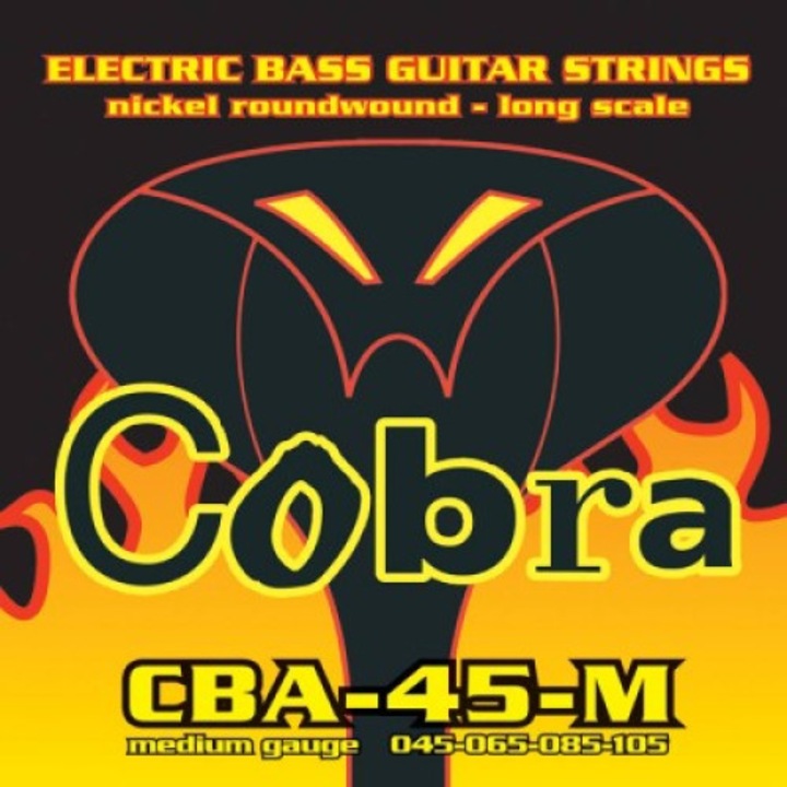 Elektromos basszusgitár húrkészlet Cobra CBA45M medium 045-065-085-105