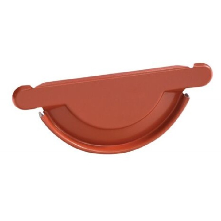 Capac jgheab 125 Caramiziu Ral 8004