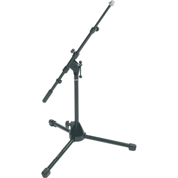 Suport tip trepied pentru microfon RTX MPSX, Sistem de sunet telescopic, Cu percutie, Negru
