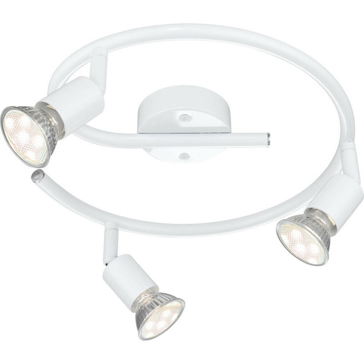 Globo OLANA 57381-3L mennyezeti spot lámpa fehér fém 3 * GU10 LED max. 3 W GU10 LED 3 db 250 lm 3000 K IP20 G