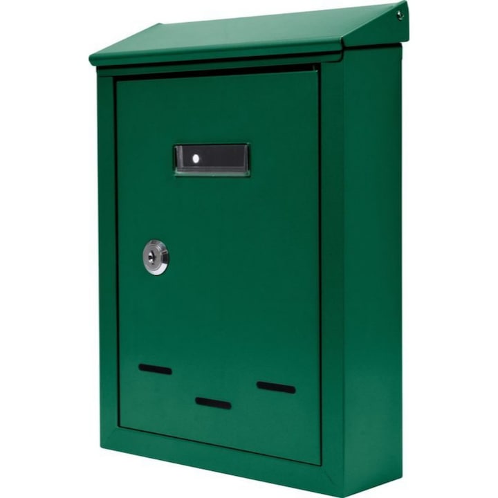 Пощенска кутия Vorel, 285 х 200 х 60 мм, Зелена