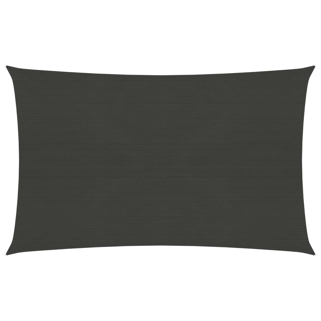 Panza parasolar pentru terasa, vidaXL, Tesatura, 2.5 x 4 m, Antracit