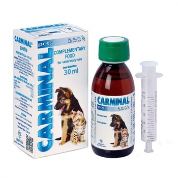 Supliment nutritiv pentru caini si pisici Carminal Pets 30 ml Supliment nutritiv pentru caini si pisici Carminal Pets 30 ml