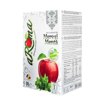 Suc natural de mere si menta 3L Suc natural de mere si menta 3L