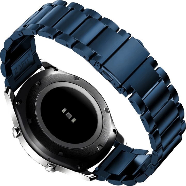 Каишка ZAFIT 22 мм, Navy Blue CM01 метал