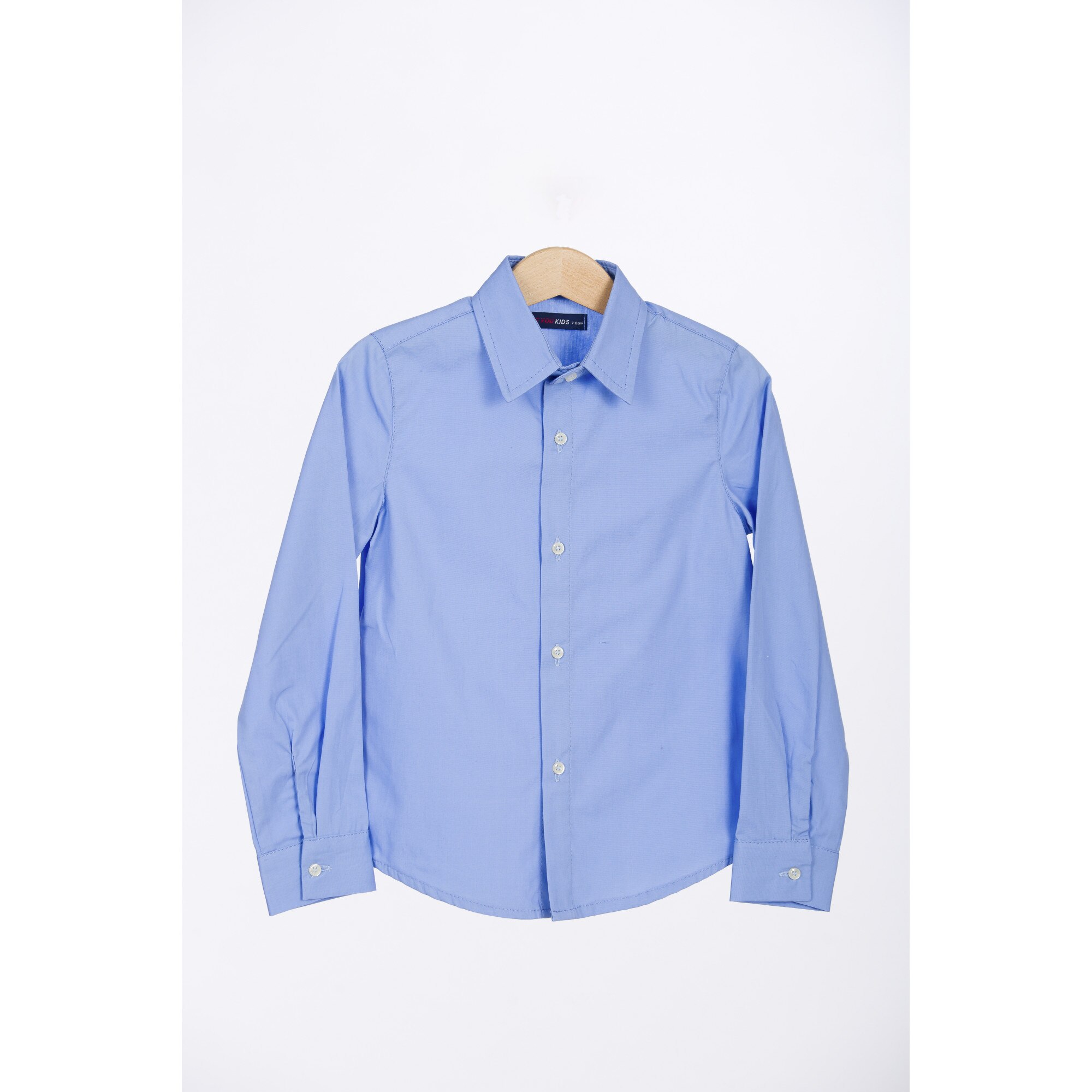 Camasa de baieti BE YOU, clasic, Bleu