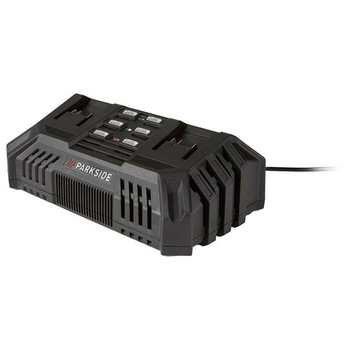 Incarcator rapid dublu 200W, Parkside, potrivit si pentru montarea pe perete, PDSLG20A1 Incarcator rapid dublu 200W, Parkside, potrivit si pentru montarea pe perete, PDSLG20A1