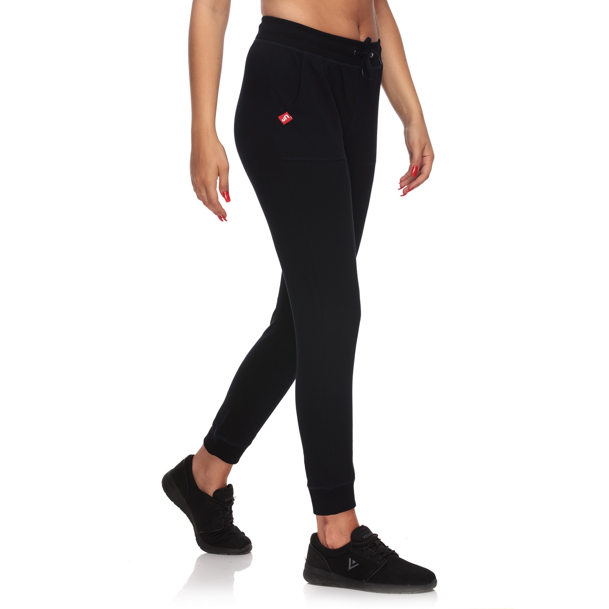 Pantaloni femei patent, Andu, Negru