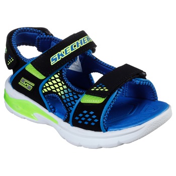 Sandale baieti, Skechers, e-ii sandal- beach glower, Negru-albastru, 22.5 EU Sandale baieti, Skechers, e-ii sandal- beach glower, Negru-albastru, 22.5 EU