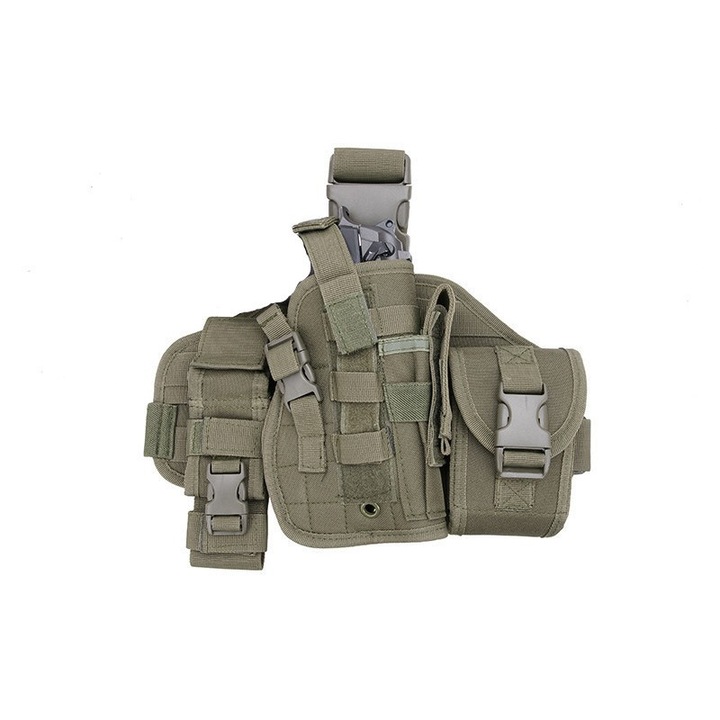 Platforma modulara picior cu toc, maslinie