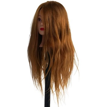 Cap practica manechin salon frizerie coafor par des 50% natural saten, 60 cm Cap practica manechin salon frizerie coafor par des 50% natural saten, 60 cm