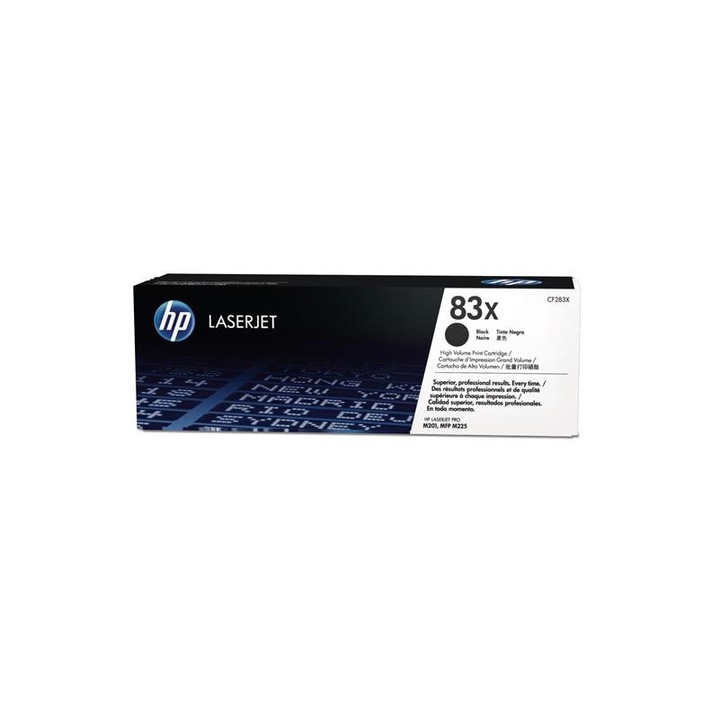 Toner imprimanta, HP, Pentru Hewlett Packard 2397708, HP CF283X (83X), Negru